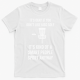 Funny Disc Golf T-Shirt - White