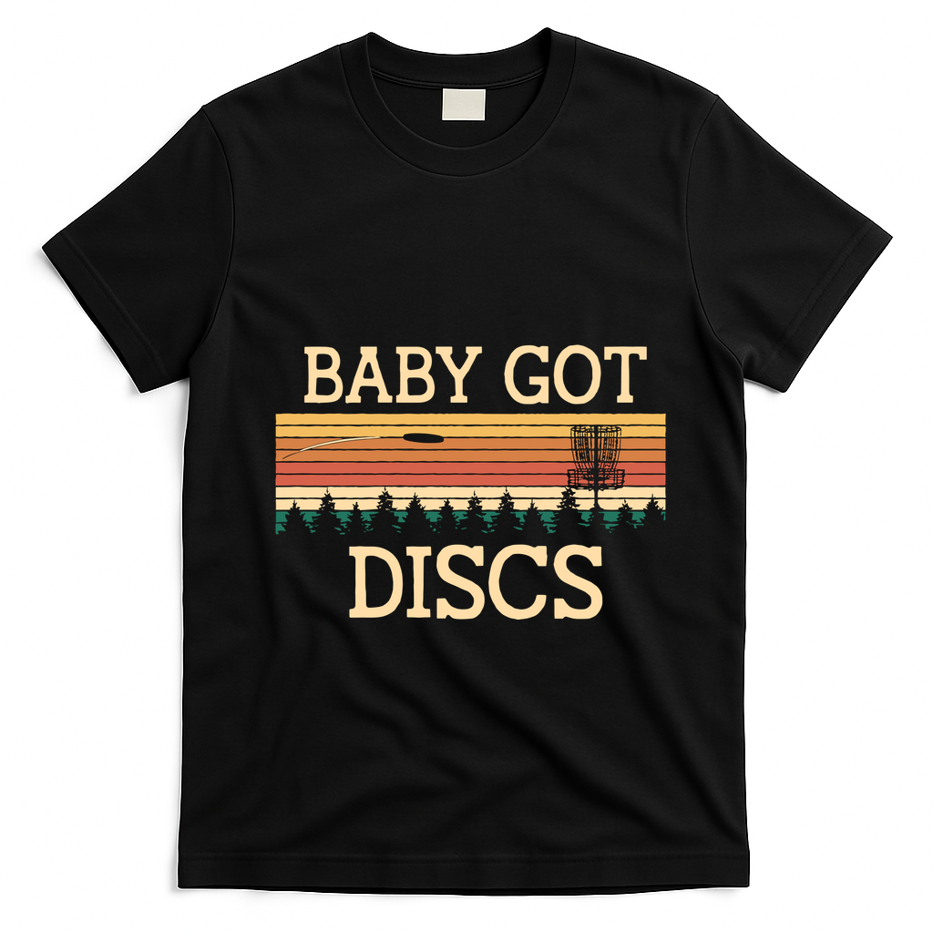 Funny Disc Golf Humor Golfer Pun Couples T-Shirt - Black