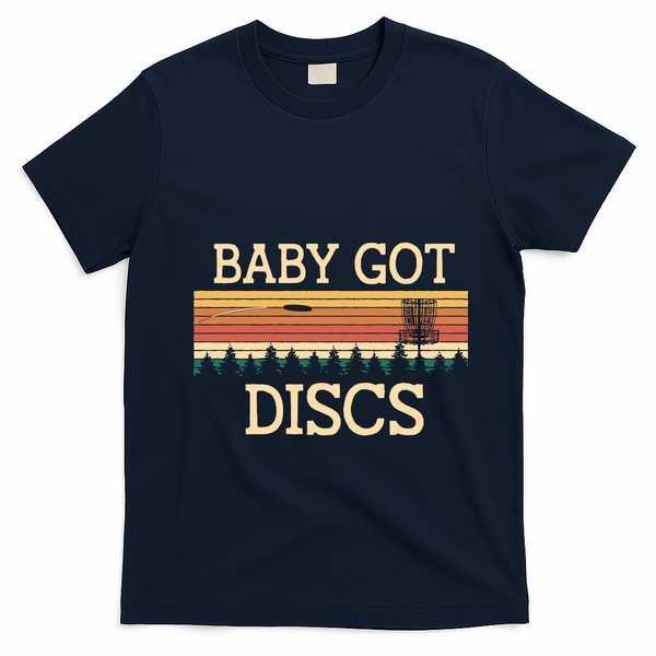 Funny Disc Golf Humor Golfer Pun Couples T-Shirt - Navy Blue