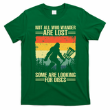 Funny Disc Golf Art T-Shirt - Irish Green