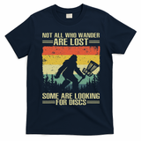 Funny Disc Golf Art For Women Disc Golf Player T-Shirt - Navy Blue