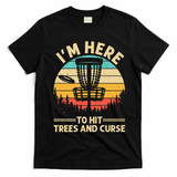 Funny Disc Golf For  Disc Golf Player Trees Sports T-Shirt - Black