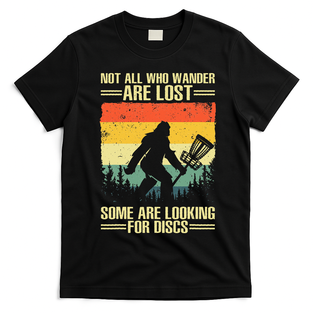 Funny Disc Golf Art For  Disc Golf Player T-Shirt - Black