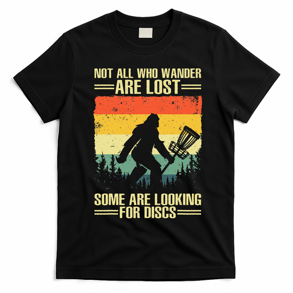 Funny Disc Golf Art For  Disc Golf Player T-Shirt - Black