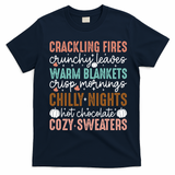 Funny Fall Autumn Season Quote T-Shirt - Navy Blue