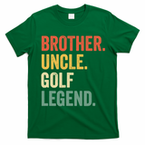 Funny Golfer Brother Uncle Golf Legend Golfing Vintage T-Shirt - Irish Green