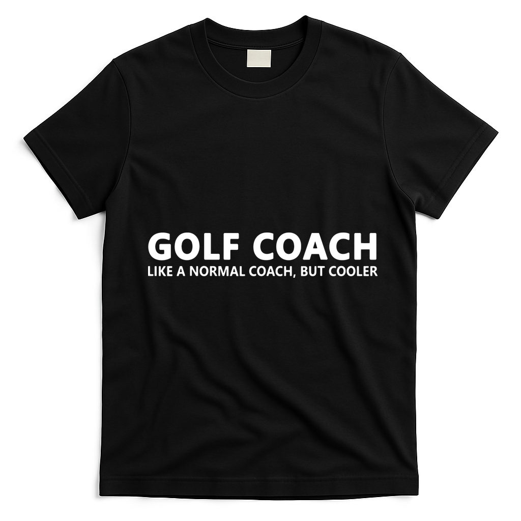 Funny Golf Coach Definition Golf Coach T-Shirt - Black