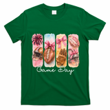 Football Game Day Fall Vibes Cute Autumn T-Shirt - Irish Green
