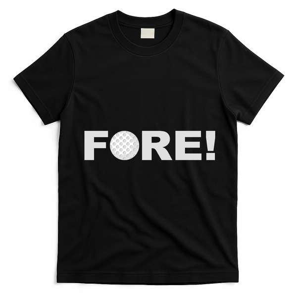 Fore Golf T-Shirt - Black