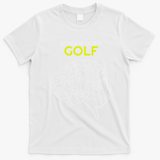 Funny Golf Joke Frustrated Angry Rubbish Golfer Dad Golfing T-Shirt - White