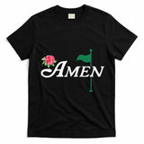 Floral Golf Master Outfit For Women Golf Lovers T-Shirt - Black