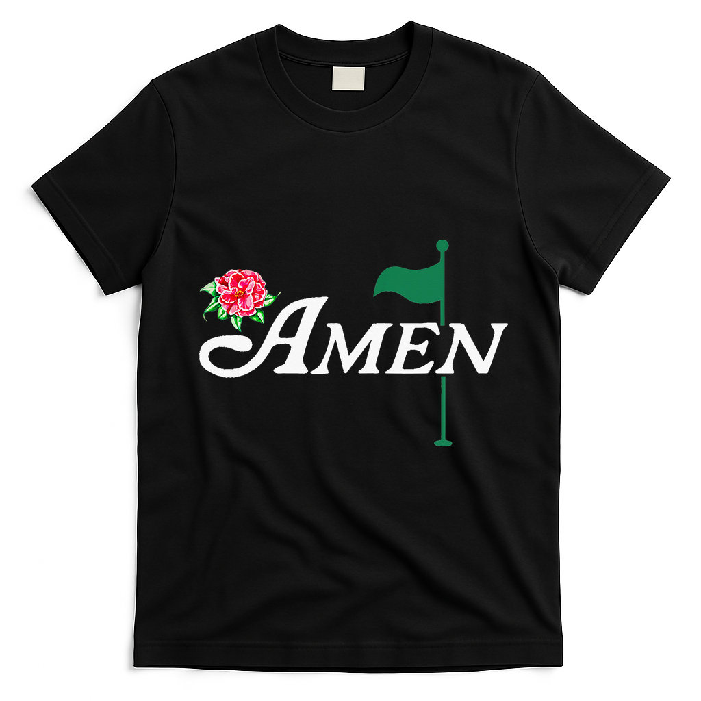 Floral Golf Master Outfit For Women Golf Lovers T-Shirt - Black