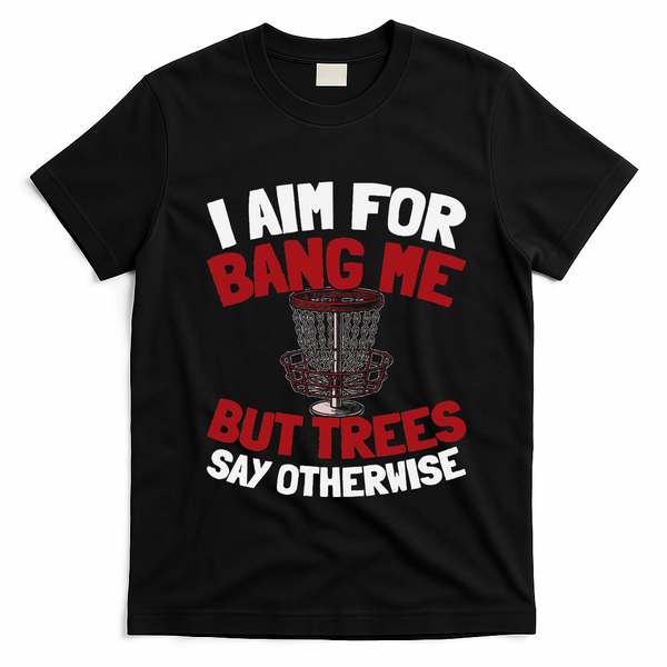 Frisbee Golf Outdoor Sport Disc Golf T-Shirt - Black