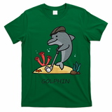Funny Golphin Quote Golf Cool Dolphin T-Shirt - Irish Green