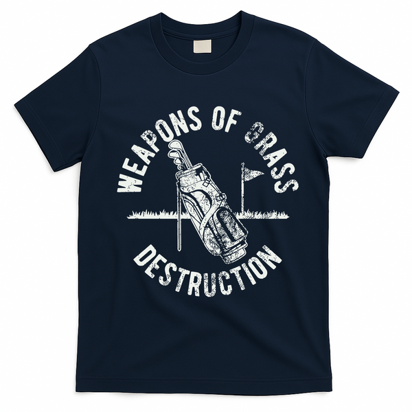 Funny Golf Sports T-Shirt - Navy Blue