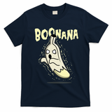 Funny Halloween Boonana Ghost Banana T-Shirt - Navy Blue