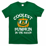 Funny Halloween Coolest Pumpkin In The Patch Cute Gift T-Shirt - Irish Green