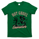 Funny Halloween Hot Ghoul Summer Summerween T-Shirt - Irish Green