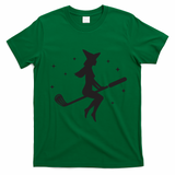 Funny Halloween Witch Golf Stick Women Golfer Golfing Vneck T-Shirt - Irish Green