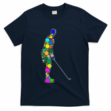 Funny Polka Dot Golf Lover September 15th Dot Day T-Shirt - Navy Blue