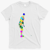 Funny Polka Dot Golf Lover September 15th Dot Day T-Shirt - White