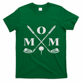 Funny Par Mom Golf Matching Golfing Quote Party Pocket T-Shirt - Irish Green