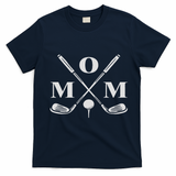Funny Par Mom Golf Matching Golfing Quote Party Pocket T-Shirt - Navy Blue