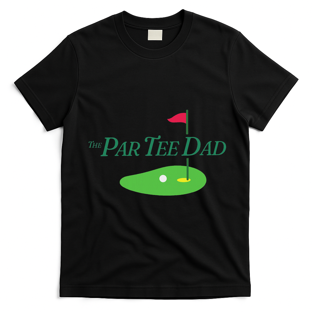 Funny The Par Dad Par Golf Family Matching Golf Sport T-Shirt - Black