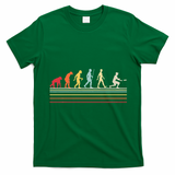 Funny Ultimate Frisbee Player Evolution T-Shirt - Irish Green