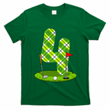 Golf Birthday 4th Birthday Party Golfer T-Shirt - Irish Green