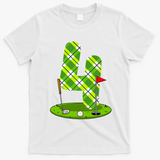 Golf Birthday 4th Birthday Party Golfer T-Shirt - White