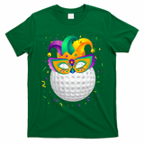 Golf Ball With Jester Hat Mardi Gras Fat Tuesday Parade T-Shirt - Irish Green