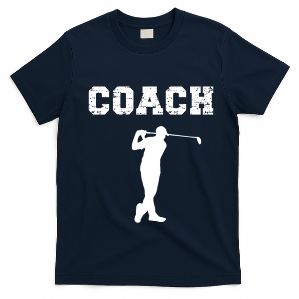 Golf Coach Design Golf Instructors / Golf Teachers Cool Gift T-Shirt - Navy Blue