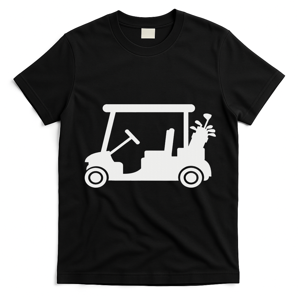 Golf Cart T-Shirt - Black