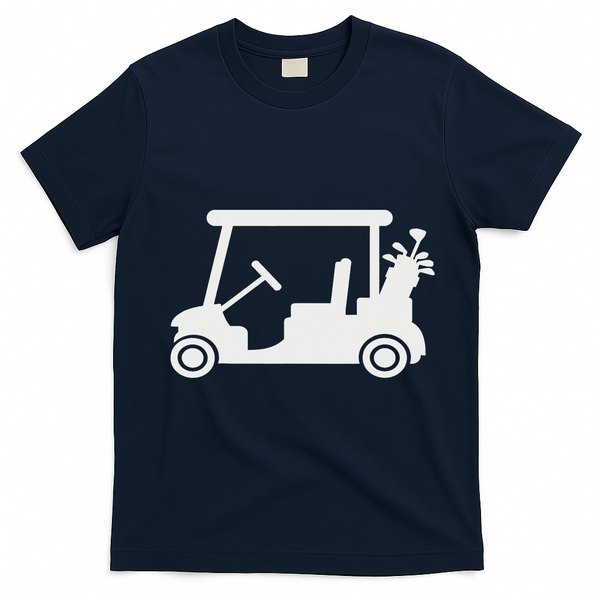 Golf Cart T-Shirt - Navy Blue
