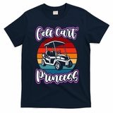 Golf Cart Princess Golfing Girl Golf Sport Lover Golfer T-Shirt - Navy Blue