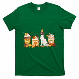 Gsp Coffee Pumpkin Spice Dog Lovers Fall Thanksgiving Gift T-Shirt - Irish Green