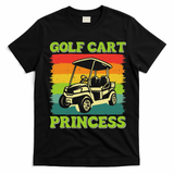 Golf Cart Princess Golf Sports Player Lover Golfer Golfing T-Shirt - Black