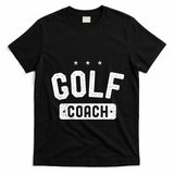 Golf Coach Vintage Golf Gift T-Shirt - Black