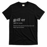 Golfer Definition Golf T-Shirt - Black