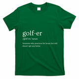 Golfer Definition Golf T-Shirt - Irish Green