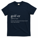 Golfer Definition Golf T-Shirt - Navy Blue