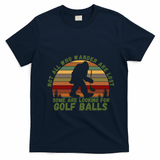 Gift Dventure Seeker Gift Idea Looking For Golf Balls Cute Gift T-Shirt - Navy Blue