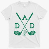 Golf First Birthday Dad Hole In One Golf Sport Matching T-Shirt - White