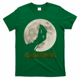 Gabaghoul Funny Hand Moon Halloween T-Shirt - Irish Green