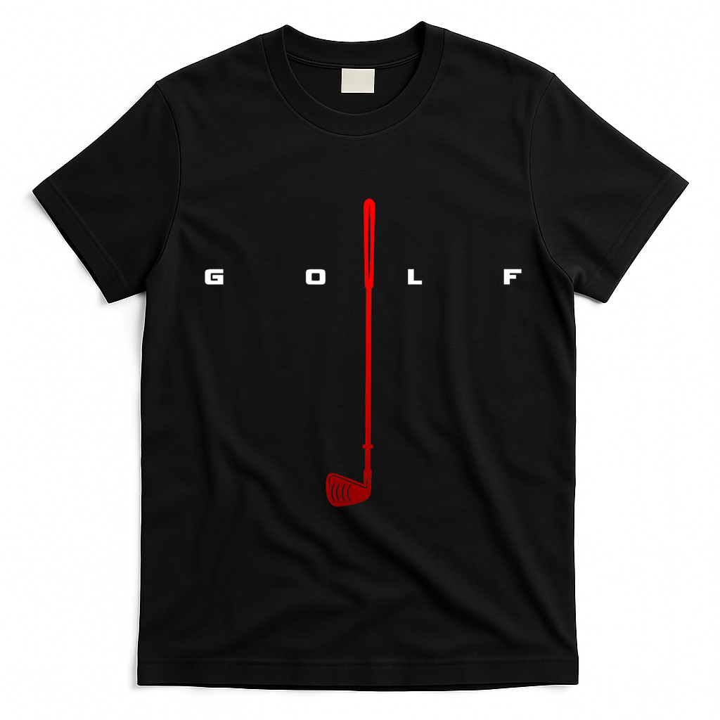 Golfer Golf Gift T-Shirt - Black