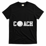 Golf Instructor Coach Golfer Golf Ball Gift Golf Course T-Shirt - Black