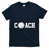 Golf Instructor Coach Golfer Golf Ball Gift Golf Course T-Shirt - Navy Blue