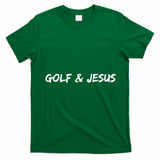 Golf & Jesus T-Shirt - Irish Green