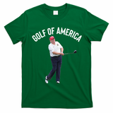 Golf Of America Donald Trump Pun T-Shirt - Irish Green